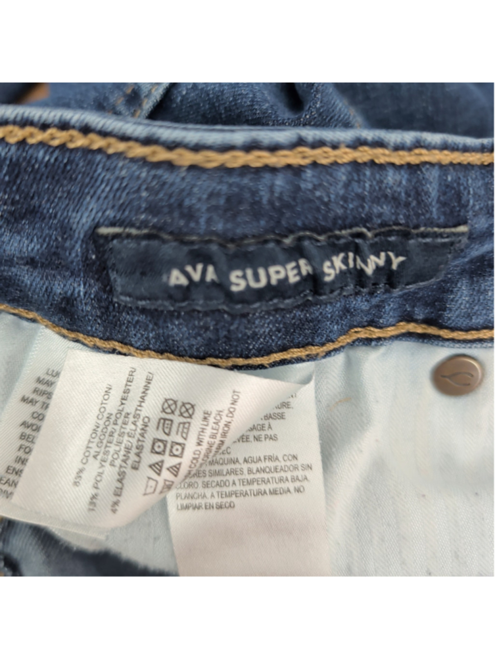 Ladies' Lucky Brand Ava Super Skinny Jeans 4 - Picture 3 of 7